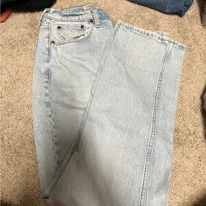 Abercrombie & Fitch High Rise Straight Jean